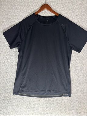 Men's Black Short Sleeve Performance Tee